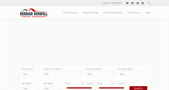 Desktop Screenshot of boswellrentals.com